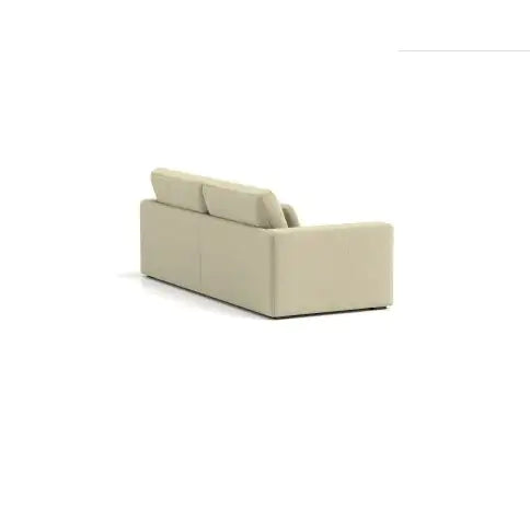 83 Modern Sofa Couches For Living Room 3 Seater Sofa With Detachable Cover Double Cushioning,Natural