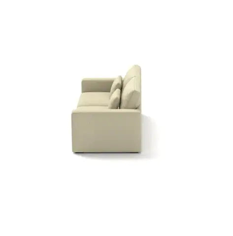 83 Modern Sofa Couches For Living Room 3 Seater Sofa With Detachable Cover Double Cushioning,Natural
