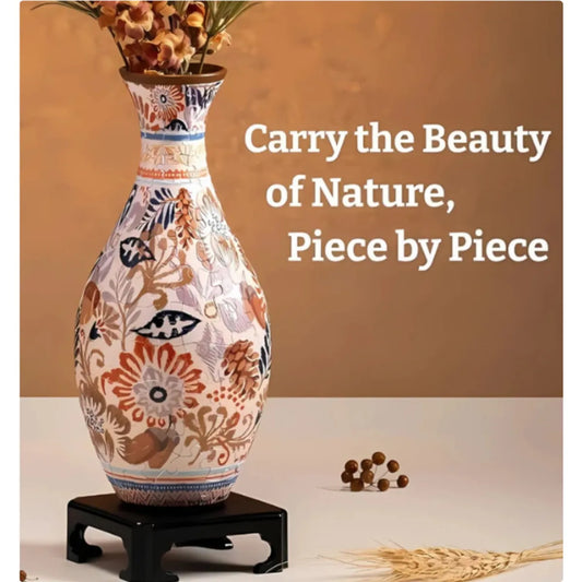 3D Puzzle Vase - DIY Living Room Decoration